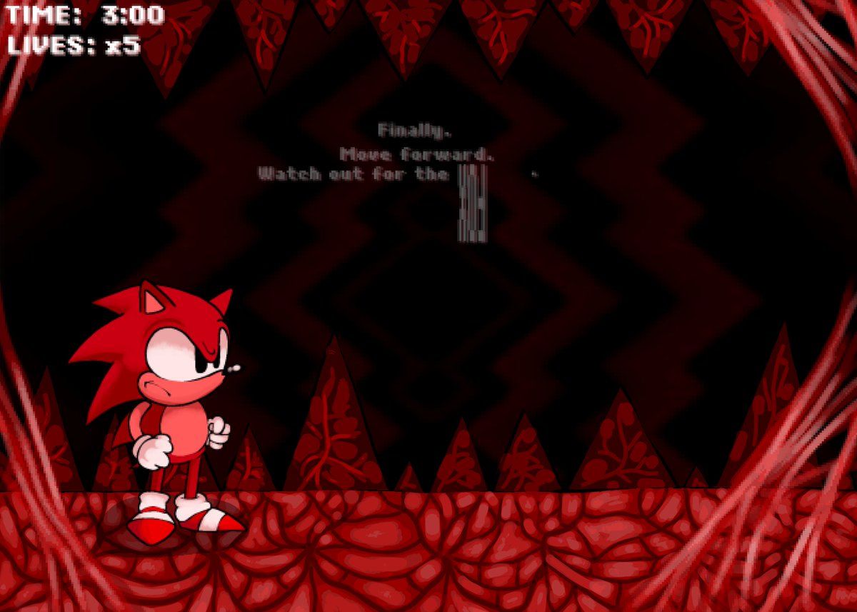 Spongnamous's tweet photo. Not many people remember the weird bizarre copy cat versions of Sonic and Tails! People around      
dubbed them 
It's easy to beat (Not) Tails as Sonic though! First try. Trial of H ope ACT 1!A

#Eatmyheart https://t.co/Eg5OsmPDhY
