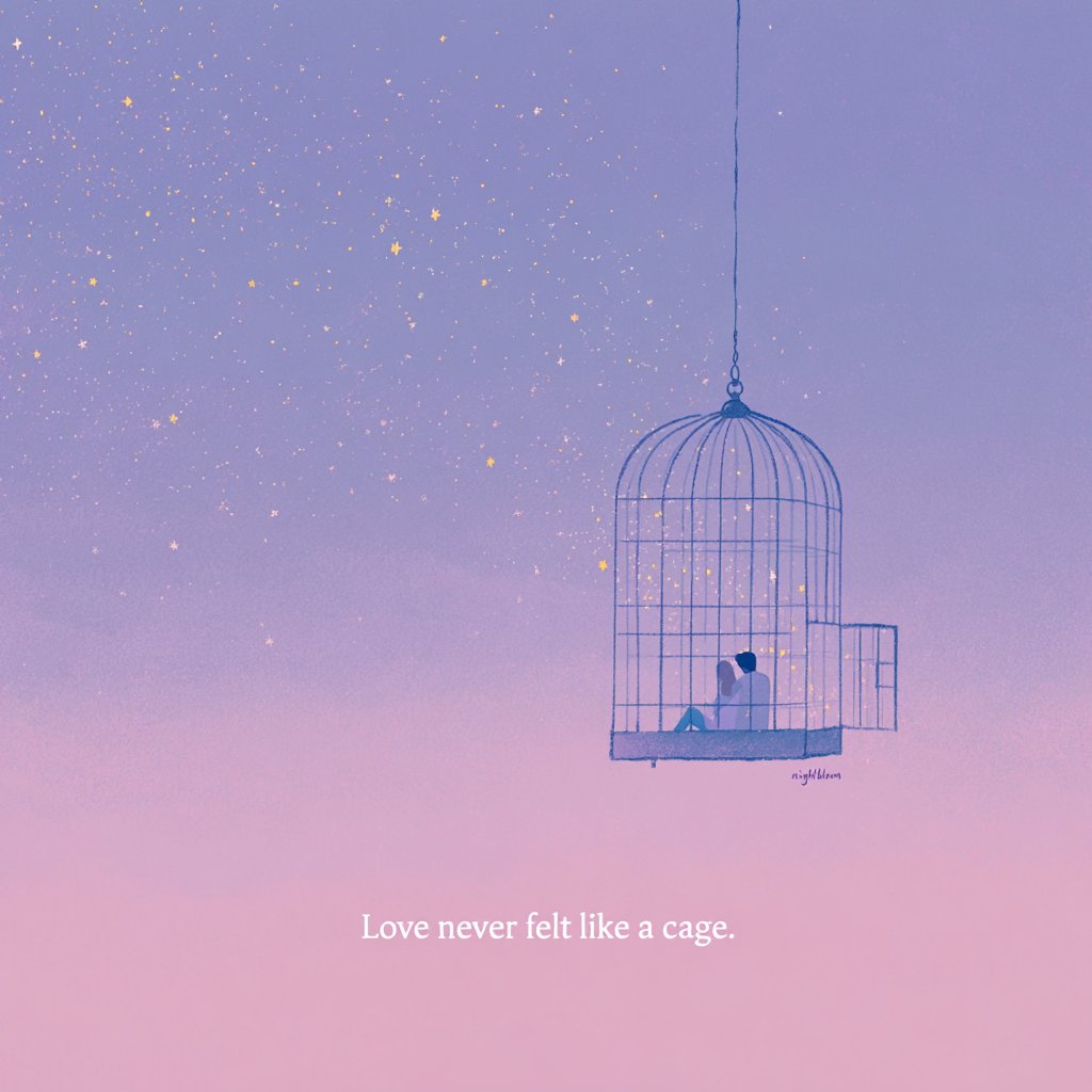 Nightbloomc's tweet photo. Love never felt like a cage. https://t.co/2YIR4AU9RA