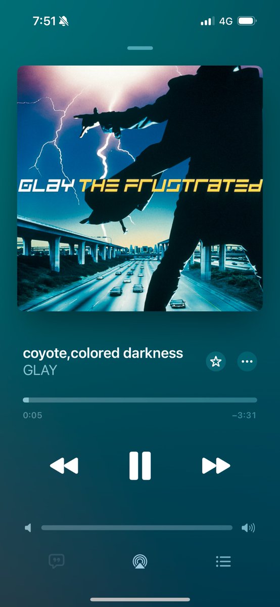 今日はGLAYのTERUさんのお誕生日なので、 記念にFRUSTRATEDを聴いて
