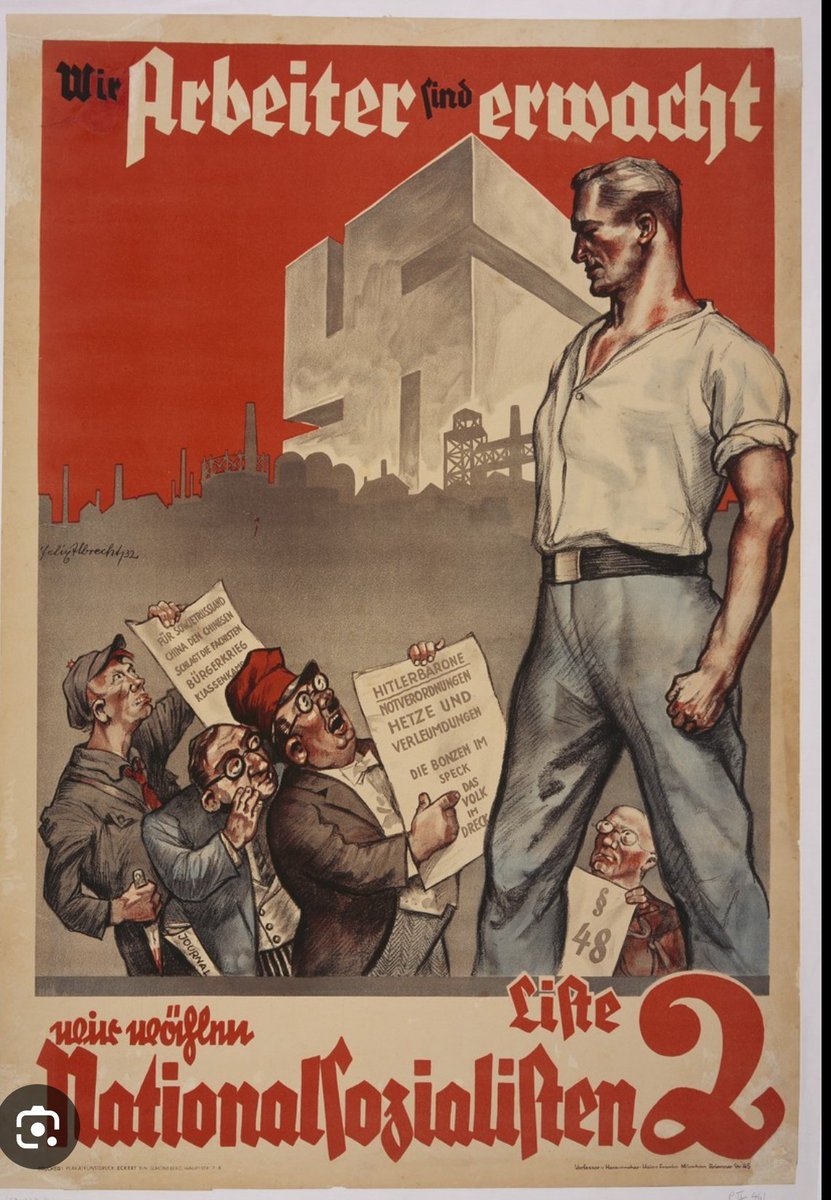 StickySSJ's tweet photo. @jorgeandresbell @Unicornia_najar Por que esa imagen parece propaganda nazi? xddd https://t.co/vUkEH0niHG