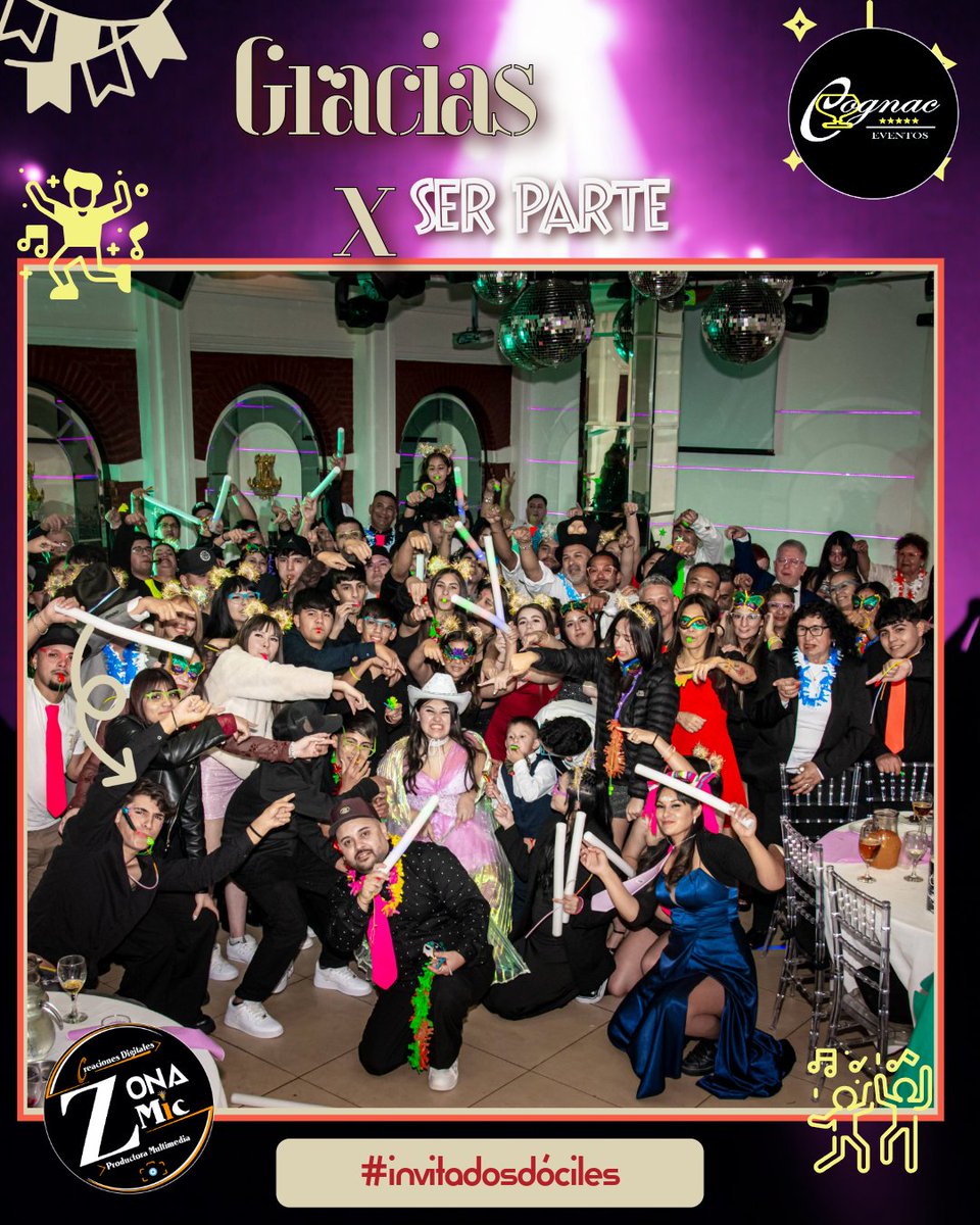 Zonamic_foto's tweet photo. 👑 FIESTA 👑
╭༺❀༻╮
TIZIANA XV
╰༺❀༻╯

✨ ¿Cómo son mis invitados...? 🤔
😇 ¿Re tranqui...?

🔥 Esperá a ver lo que pasó en la pista...
#invitadosdóciles
*********************************
📍 Salón Cognac Eventos
📅 06·06·26

📸 Zonamic #CreacionesDigitales https://t.co/EfK9xN5f6R
