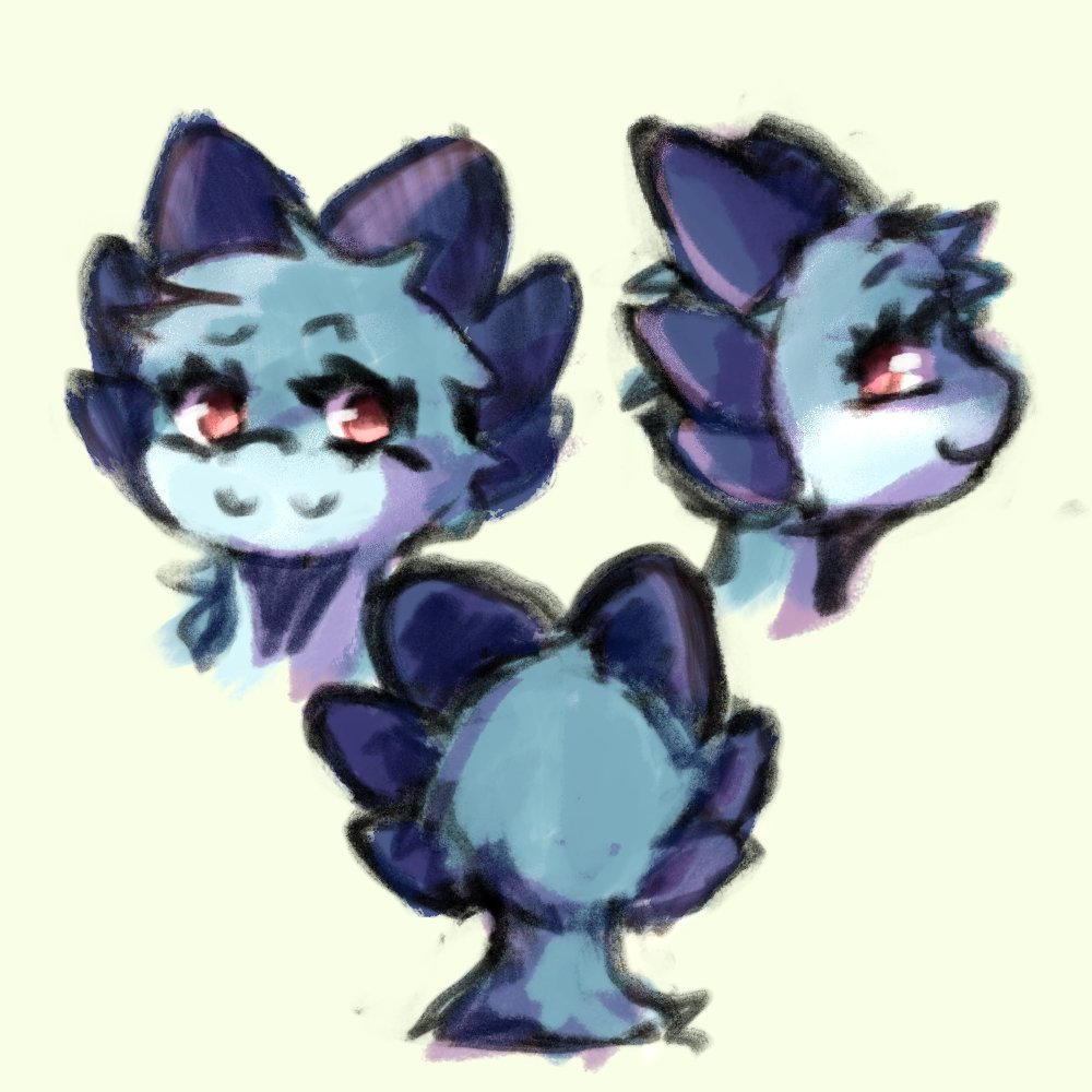 FlixWick's tweet photo. My interpretation of Roza's horns from multiple angles https://t.co/ArcFY3F4w5