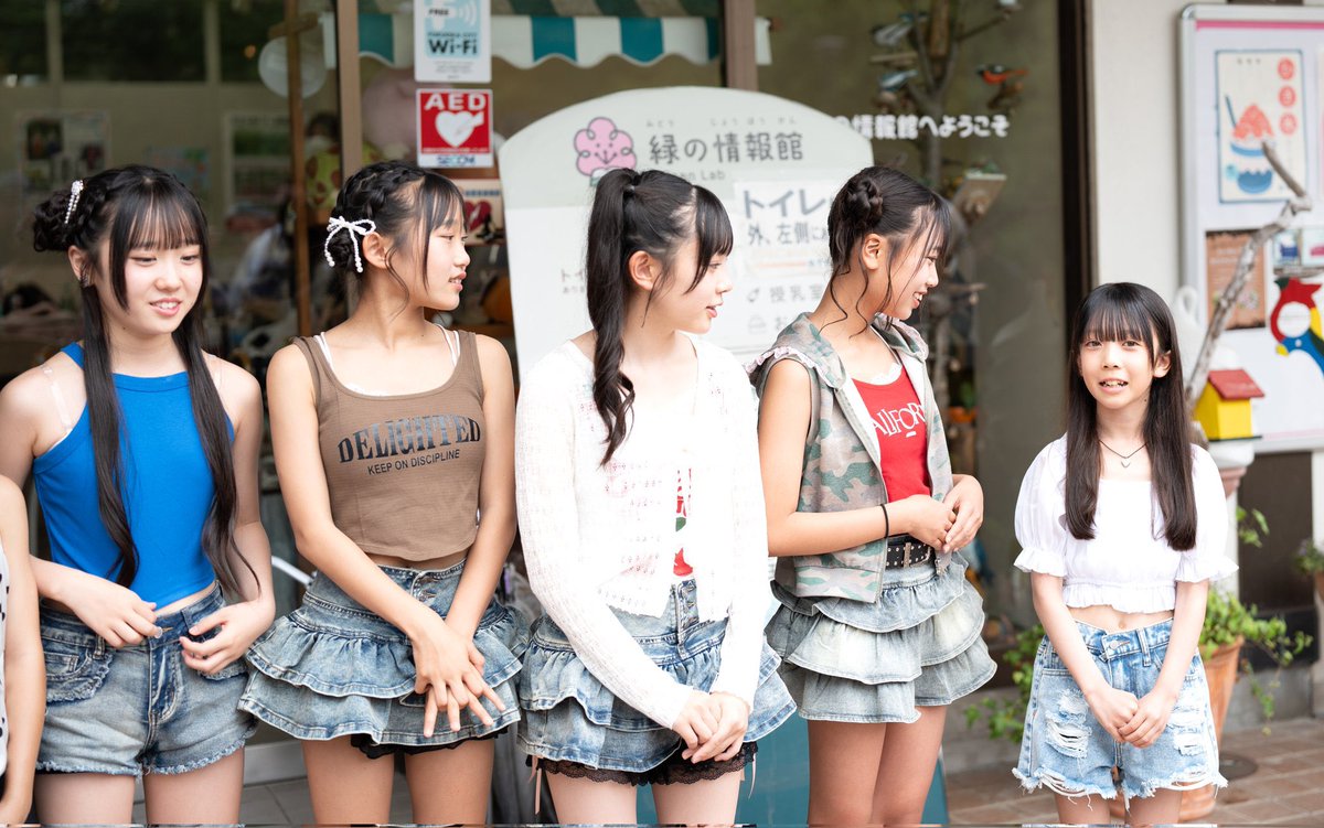 おはめい🍒🎀🍒🎀🍒 昨日の撮影会、めいめいが最初の挨拶したんだよ