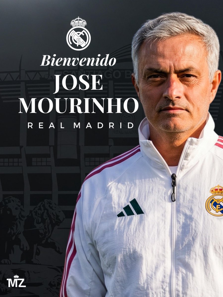 theMadridZone's tweet photo. 🚨⚪️ WELCOME TO REAL MADRID, JOSE MOURINHO 👋 https://t.co/Mnu0bzHe02