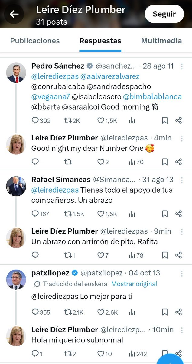 SomosLosGarcia's tweet photo. Jojojo. Alguien ha activado la cuenta de Leire díez  @leirediezpas https://t.co/TxYi1gkEdZ