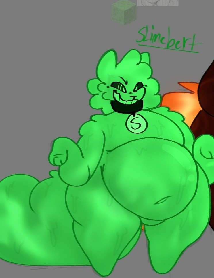 thesillyfox1952's tweet photo. Reminder that Slimebert is based on this freaky as slime block from a an danbull rap https://t.co/DRY00L7qqw