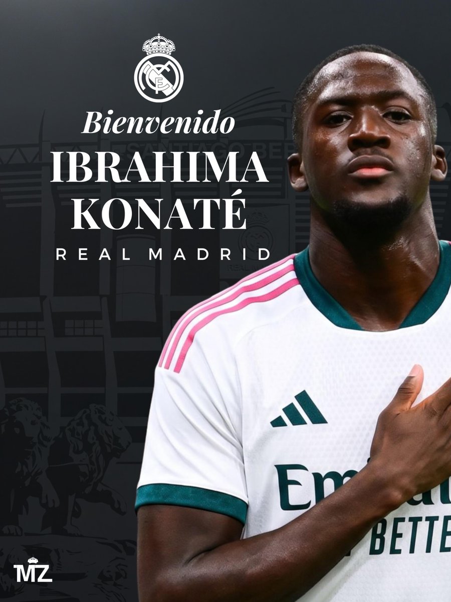 theMadridZone's tweet photo. 🚨⚪️ WELCOME TO REAL MADRID, IBRAHIMA KONATÉ 👋 https://t.co/fN6cQr4kXi
