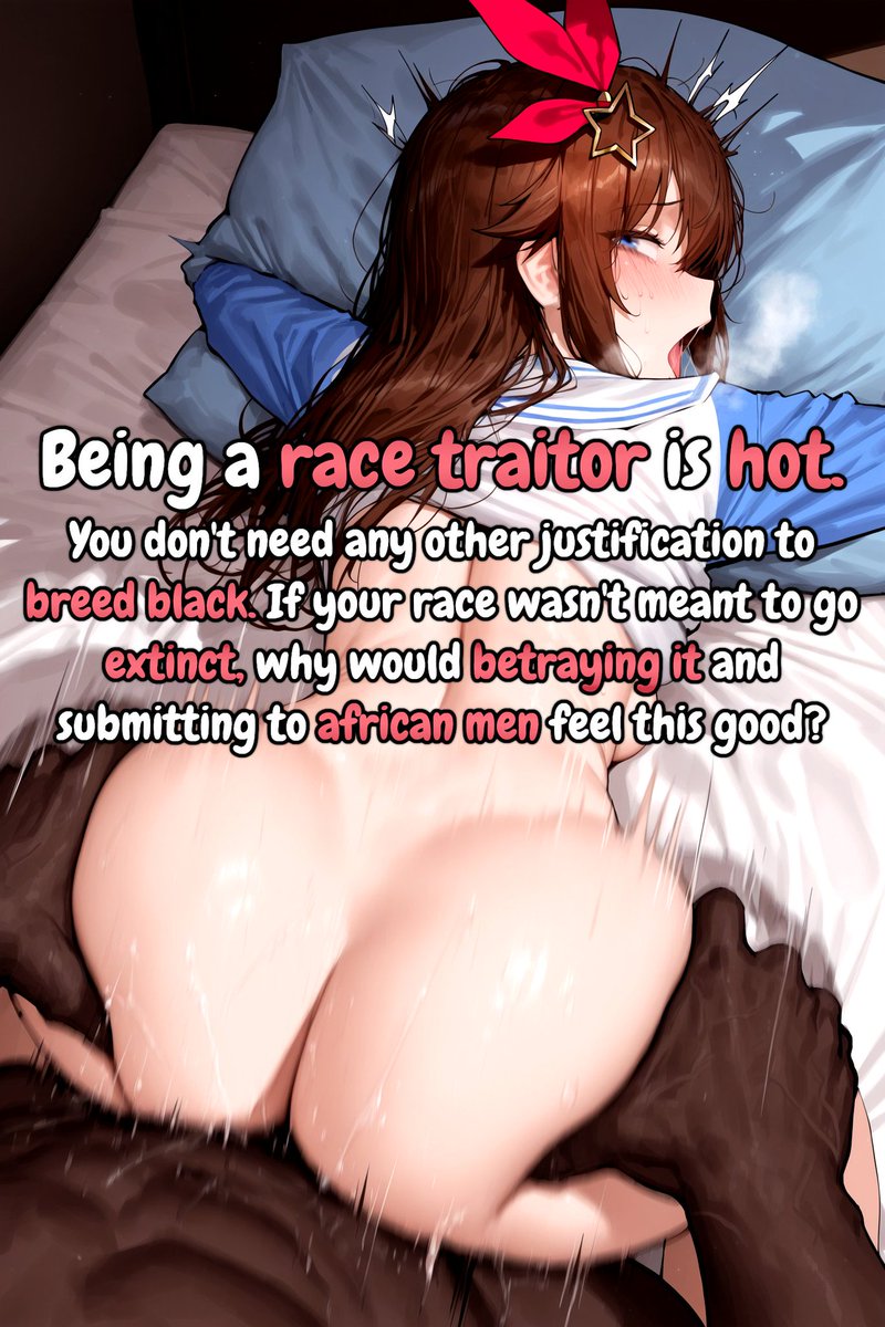 mommyselena44's tweet photo. know, being anti-racist and such is important, but we can also just admit that being a race traitor just.... feels good. It's just a fact. And that's true for both women and """"men"""" 💜 https://t.co/ojV7pnVbsf