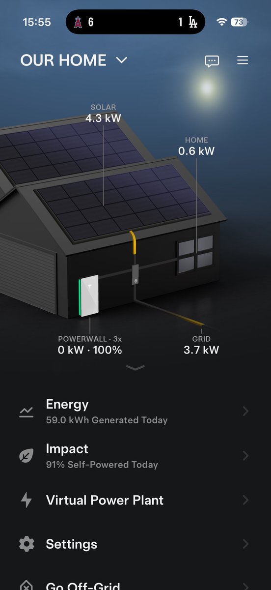 PatricknLA's tweet photo. @Teslarati Free with 25kw of solar and 3 Tesla Powerwalls https://t.co/mf3S7Jmstw