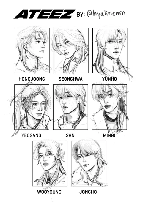 black&amp;white version ✍️🏻 but i think the colours look nice too hehe 