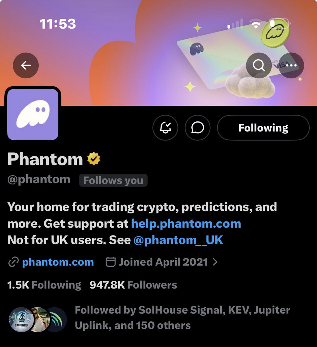 RefundYourSOL's tweet photo. @phantom We’re lucky aren’t we xdd https://t.co/UdbsJ9UWHG