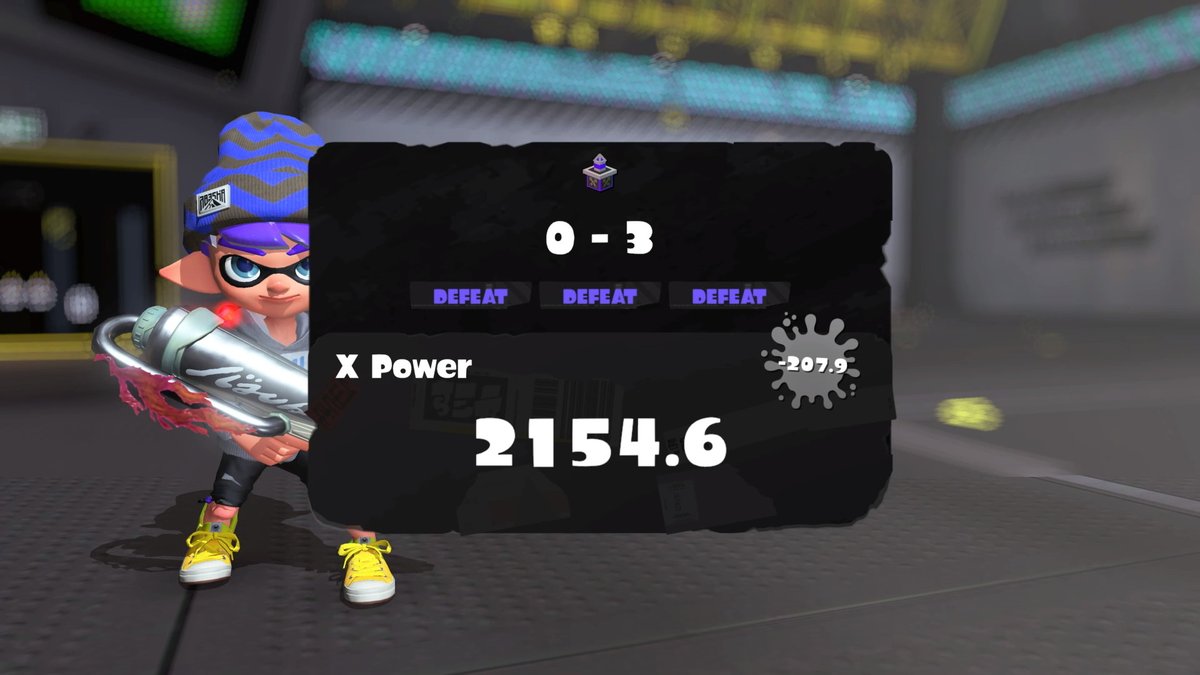 freezer_a's tweet photo. I love x rank #Splatoon3 https://t.co/6oohec7Kfd