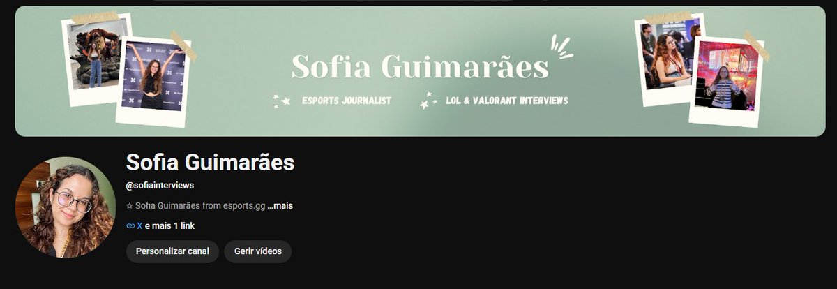 sofiarguimaraes's tweet photo. Hey everyone! 👋

I’ve just launched my YouTube channel where I’ll be doing interviews focused on VALORANT and League of Legends!!

I’m still learning and improving along the way, so I appreciate your patience and support, it really means a lot! 🫶

All interviews will be translated between English and Portuguese 💌

https://t.co/LZ0UsDXcq0
