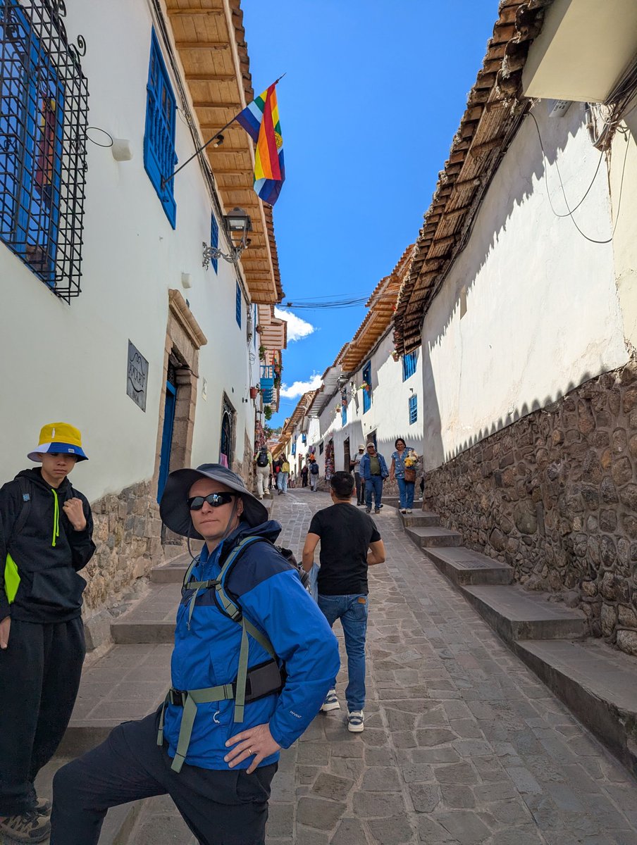 KrisonStrings's tweet photo. Our last day in Cusco Peru. Most people have guinea pigs as pets but in Peru they are delicacies eaten for special occasions. I had the chance to dress in Inca style clothes with the scepter of power for the leaders. After exploring more of the city we left on the bus. https://t.co/jWo7vay4Eb