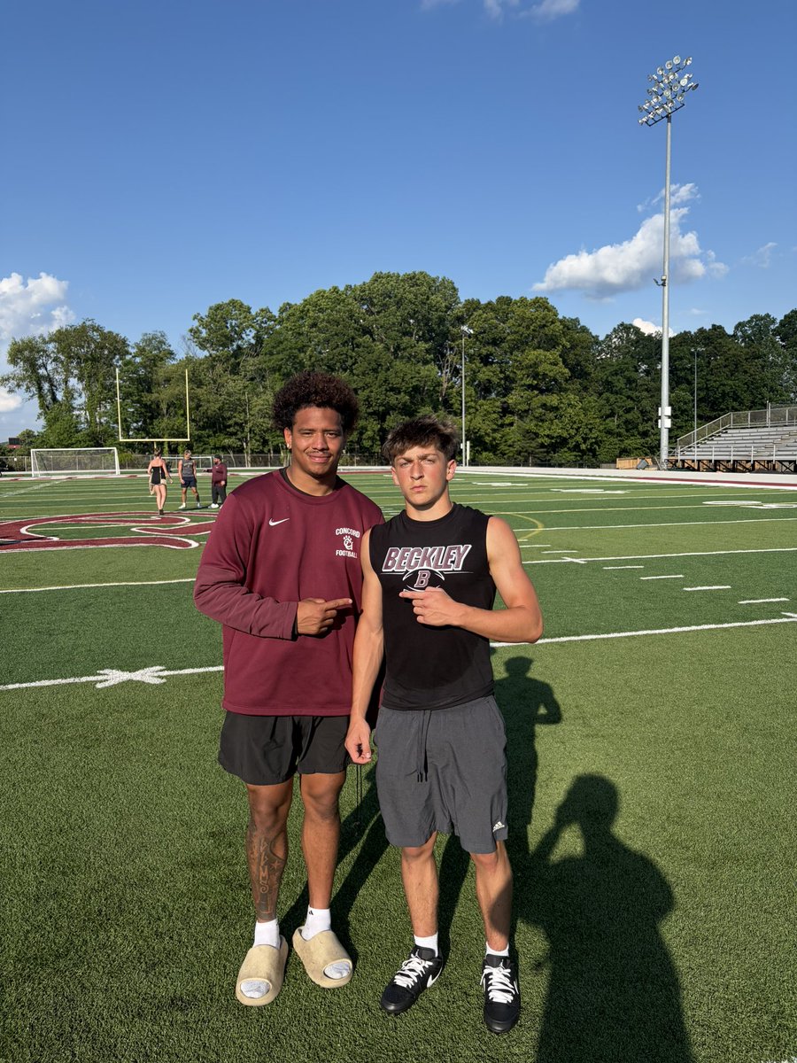 MaddoxMorr5's tweet photo. Had a great time at the @ConcordFootball camp today, and after a great conversation with @_lvbunkley I’m blessed to receive my first offer!!! 

@BeckleyFB @StreetSarrett @PrepRedzoneWV https://t.co/HAluIS8ekR