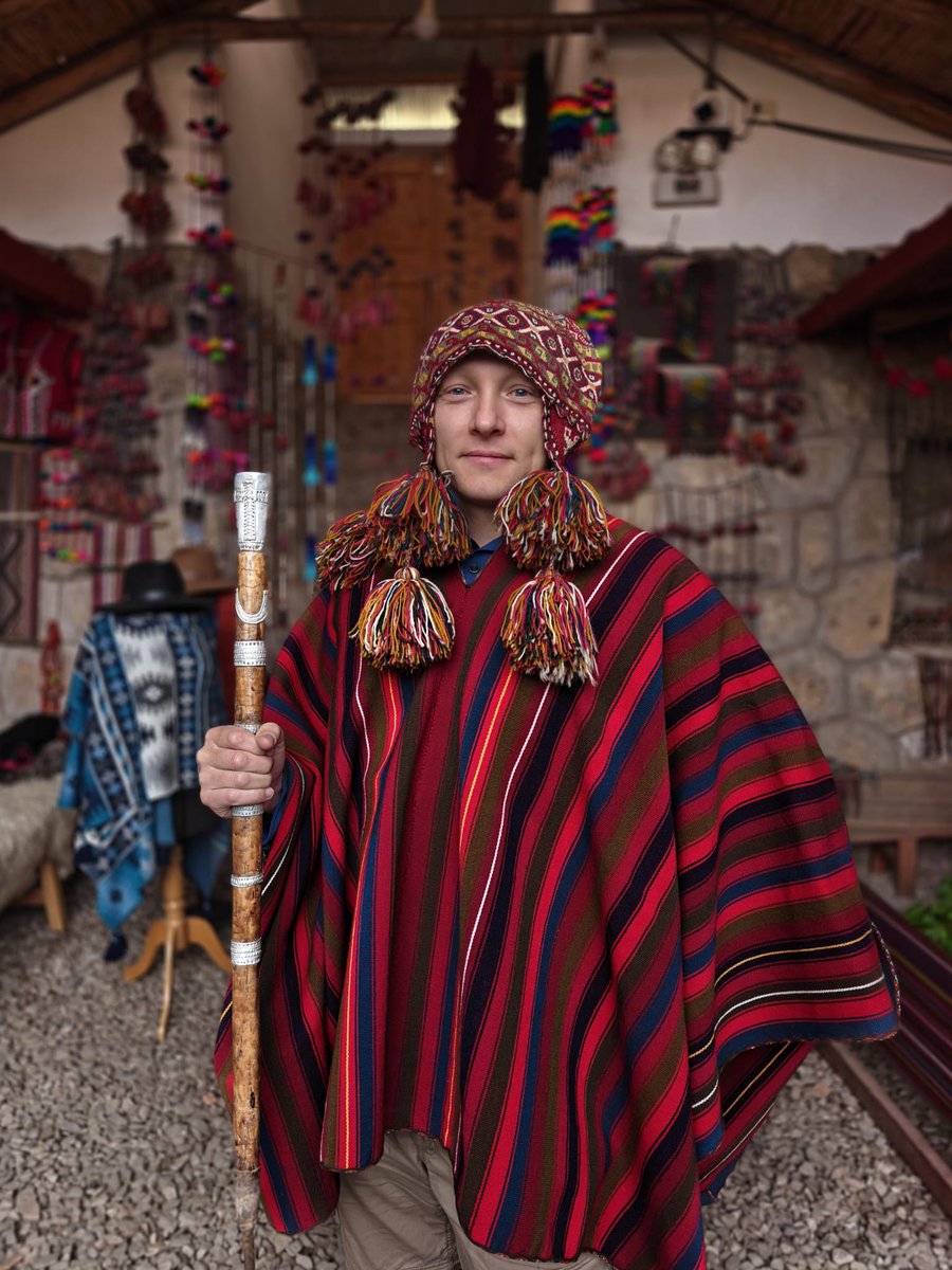 KrisonStrings's tweet photo. Our last day in Cusco Peru. Most people have guinea pigs as pets but in Peru they are delicacies eaten for special occasions. I had the chance to dress in Inca style clothes with the scepter of power for the leaders. After exploring more of the city we left on the bus. https://t.co/jWo7vay4Eb