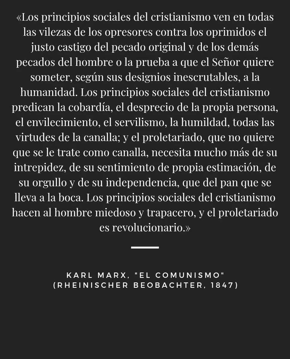 ProletariaClase's tweet photo. El joven Karl Marx combatiendo la embaucadora propaganda social-cristiana contraponiendo la necesidad de hacer valer las virtudes revolucionarias del proletariado: https://t.co/NlPolchTYL