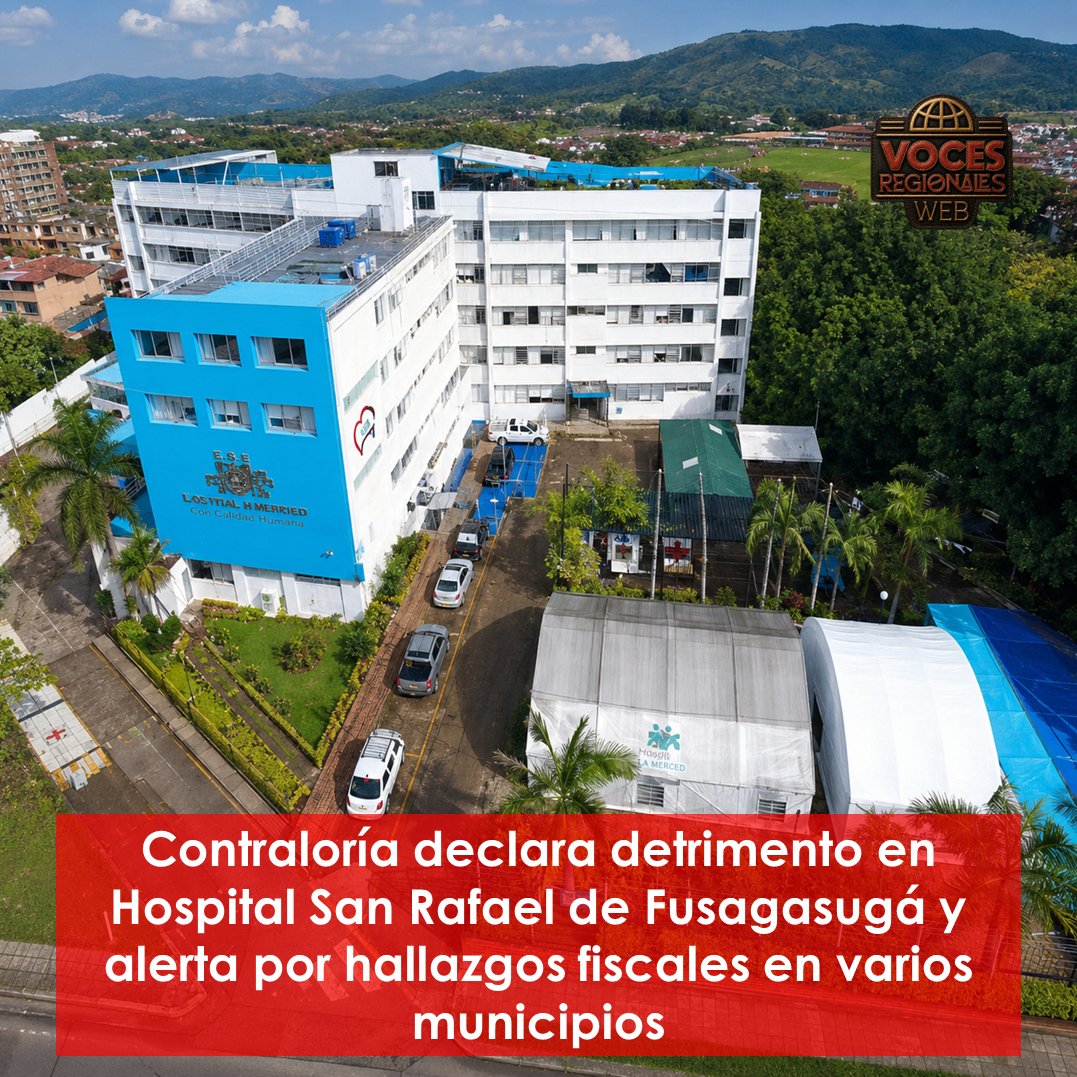 VocesRweb's tweet photo. 🔎 Contraloría declara detrimento en Hospital San Rafael de Fusagasugá y alerta por hallazgos fiscales en varios municipios. 👀 Mire los detalles en nuestra web
👇🏼
https://t.co/9UEeKdjWxI https://t.co/DTHBw1P1gF
