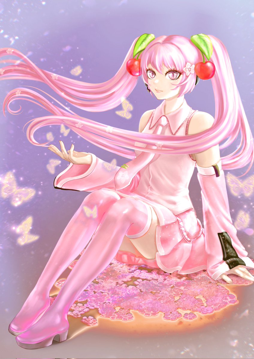 nobleiris_'s tweet photo. Sakura Miku https://t.co/0Vb7SZxJW5