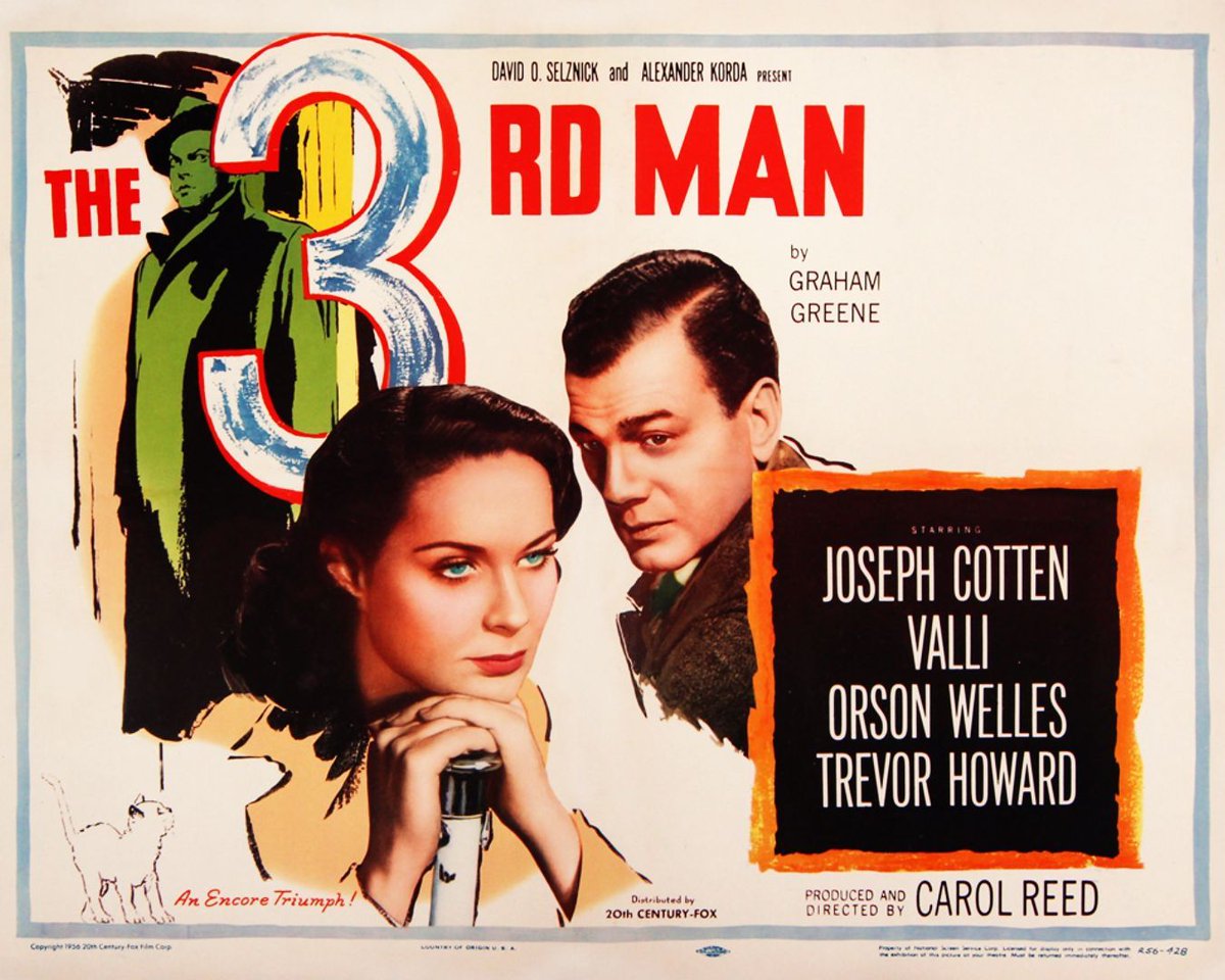 newbeverly's tweet photo. The iconic British noir THE THIRD MAN (1949) returns with screenings of a beautiful, BRAND NEW 35mm print! Catch it next weekend, Friday - Sunday, June 12th - 14th. Tickets: https://t.co/Pmc37VsU80 https://t.co/6xWZYDJmOE