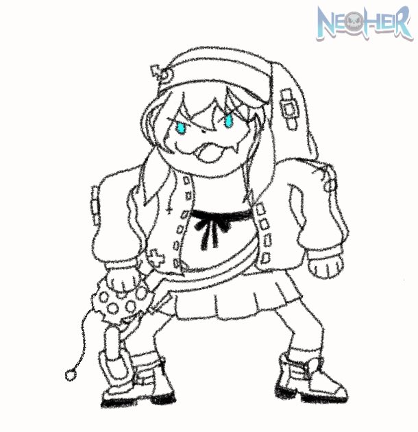 NeoHeir's tweet photo. Some Guilty Gear scrungle doodles I did for stream! https://t.co/OLvoI9AeV0