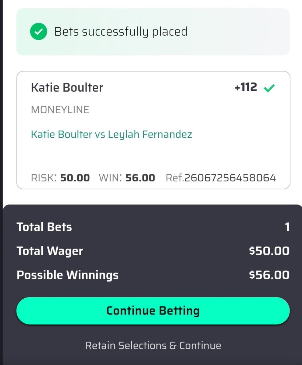 TyTranPicks's tweet photo. 6/8/26 WTA London

Locking in two grass plays:

Karolina Pliskova -122 vs Kessler. Pliskova is former World #1 on her best surface. Big serve, flat groundstrokes, built for grass. Kessler is the reigning Nottingham champion and a proven grass player, but Pliskova's ceiling is higher.

Katie Boulter +112 vs Fernandez — British home hope. Grass is her surface and leads H2H 2-1. Fernandez struggling (11-14 in 2026).

Transition week. Trust the veterans.