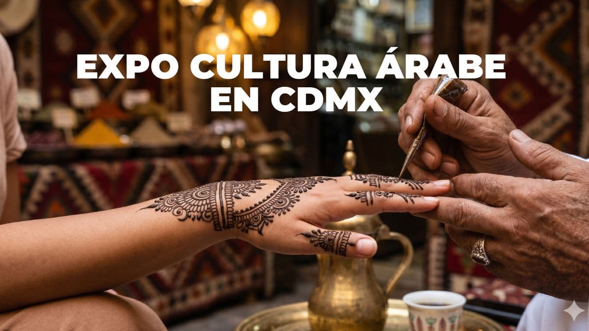 ChilangoCom's tweet photo. La Expo Cultura Árabe llegará a la CDMX con bazar, comida típica, tatuajes de henna, talleres, cine y muchas experiencias más con entrada gratuita. 🕌✨🧿 https://t.co/ZPPs5hEXNy https://t.co/qSqfzDHUy0