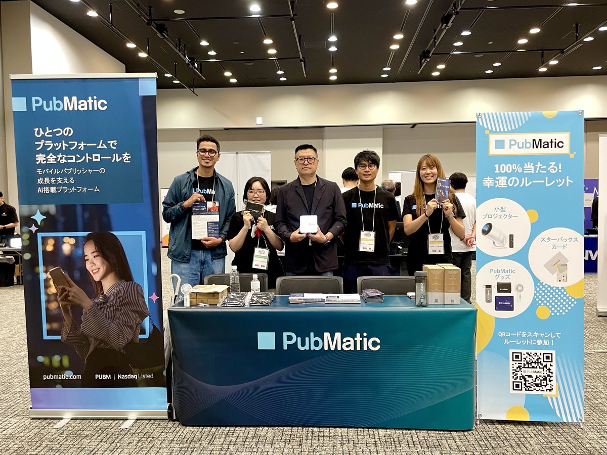 PubMatic's tweet photo. PubMatic was proud to sponsor GAME FUTURE SUMMIT 2026, one of Japan's leading conferences for the gaming and mobile app industry.

The event brought together publishers, advertisers, ad tech companies, and industry leaders to discuss the future of gaming, app monetization, and innovation.

A big thank you to everyone who stopped by our booth! We look forward to continuing the conversation and supporting the next stage of growth for the gaming ecosystem.

#GameFutureSummit #Gaming #MobileApps #AppMonetization #ProgrammaticAdvertising #AdTech