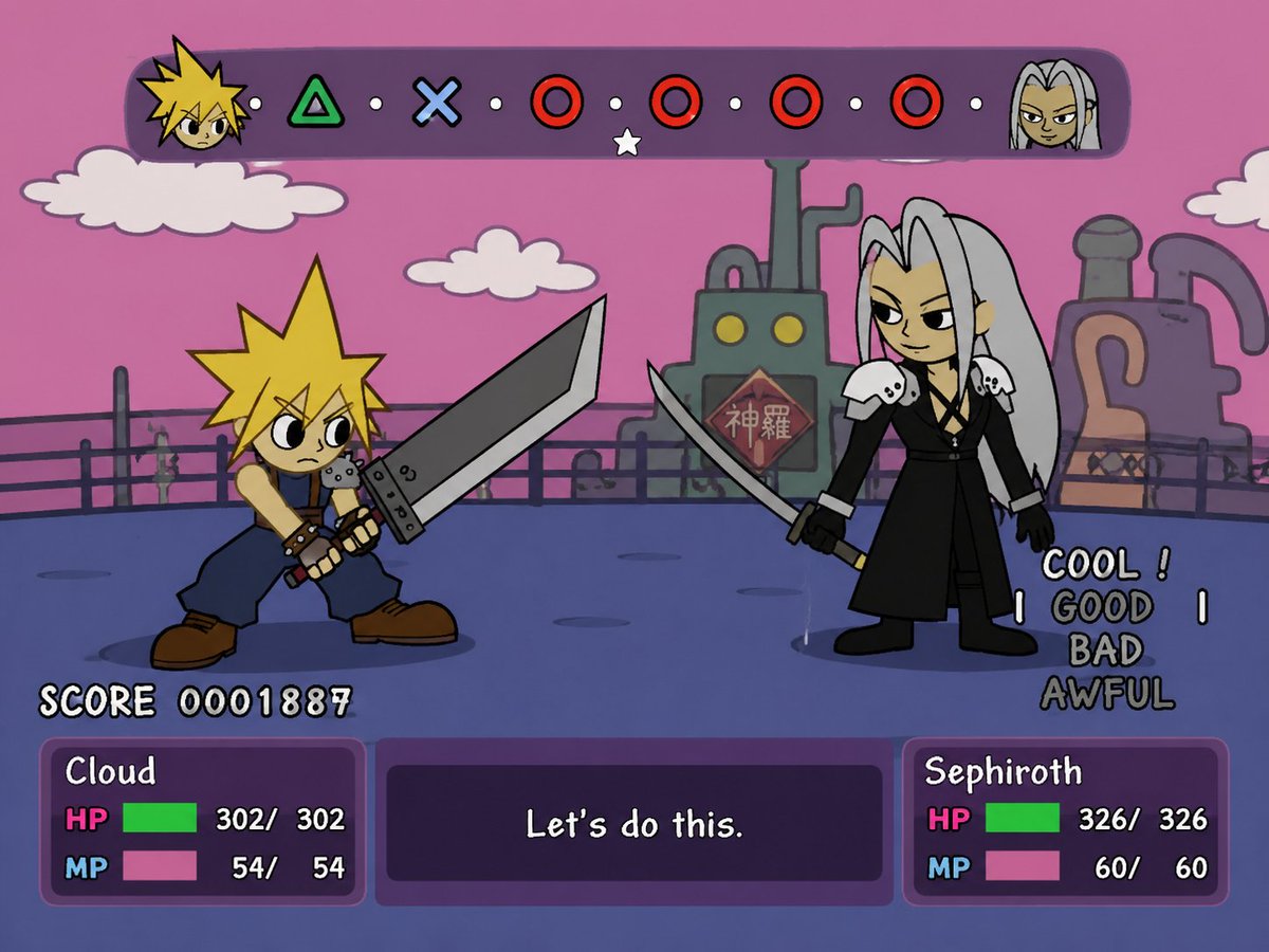EffectiveLevel3's tweet photo. @Sebbywebz @tantalnight The fight against Sephiroth was really supposed to be like this, but the PSX hardware couldn't handle it. https://t.co/oHic3hbzpK