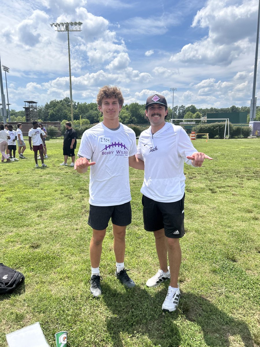 GarrisonHarrel's tweet photo. I had a great camp @TNTechFootball on Saturday.  Thanks @Drewbelch and Jeric Smith for pushing us hard and giving some great instruction.  
@CoachWilder353 @theBAFootball @CoachQCNelson @cpw_BA @NatlPlaymkrsAca @HStanton2001 @BuckFitz @VisionQb @BlakeBodenstein @on3recruits @OnDeckTN