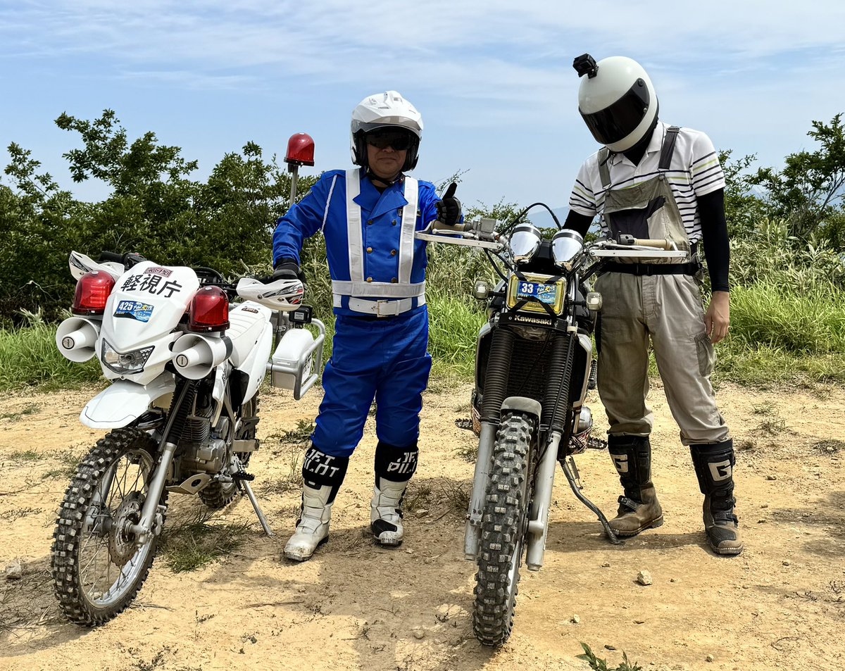 ruyan1969's tweet photo. 今回は、検挙でなく、指導！
楽しかったねぇ〜
#ファンライドフェスティバル
#ふぁんふぇす https://t.co/yjw731JkcX