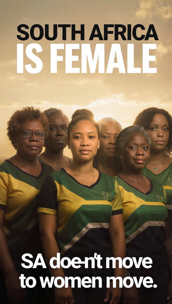 GrootmanTM's tweet photo. *SOUTH AFRICA IS FEMALE*

If you want to know why things start in South Africa but never finish, look at who’s in the room when the idea is born. Look at who’s absent when the fire is lit.

Men can start the fire, but if women aren’t feeling the cold, the fire dies down. https://t.co/Jjjc0hBOuZ