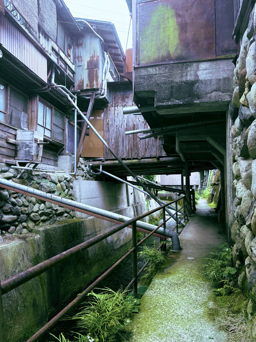 otyagahi's tweet photo. 筋骨作りの路地裏
男心をワクワクさせる道になってました🫶
こうゆう風景…ｽｷｯ
サイレントヒルfのイメージにもなったとか👻 https://t.co/cv5nLj80H8