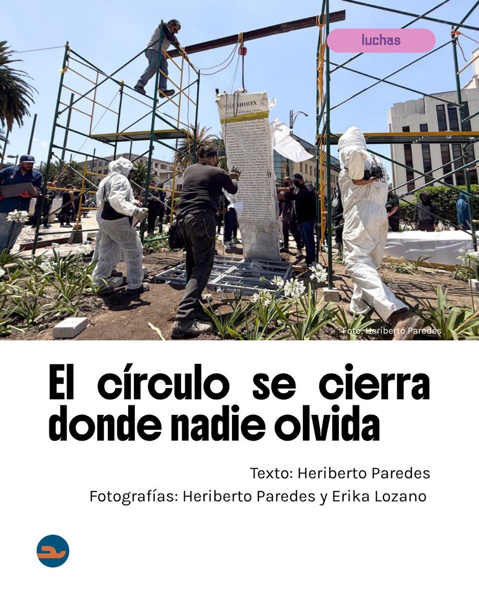 LaCeiba_Lat's tweet photo. 📍 Gracias al trabajo de decenas de compañeros y compañeras, una figura metálica que contiene los nombres de los periodistas víctimas de desaparición y asesinato, se erigió en una de las principales avenidas de la Ciudad de México. https://t.co/uuTEH949gQ