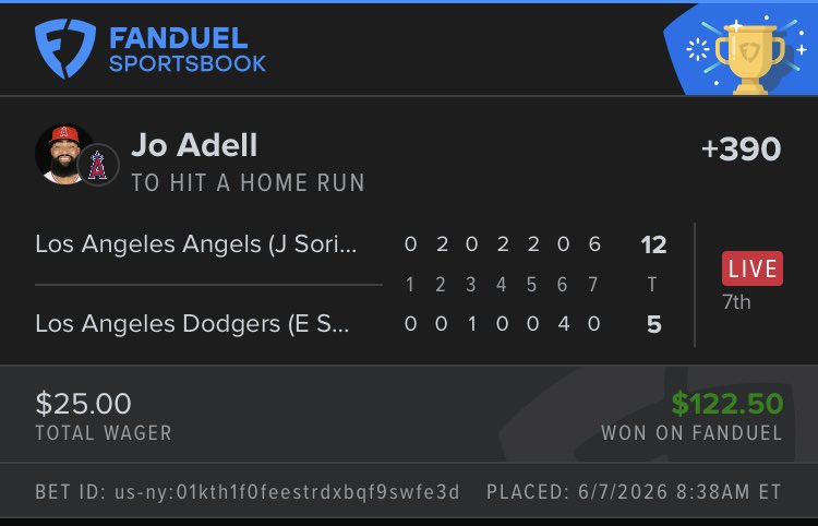 numbersideal's tweet photo. Jo Adell✝️💸

Iesus Hominum Salvator = 266, 85 | Adell enters on 266 road games, 85 Sunday games | Adell hits his 85th career HR, 266 days after Pope bday

#7 Jo = 7 on the 7th

#RepTheHalo #MLB #Gematria https://t.co/0eopu3iZrR