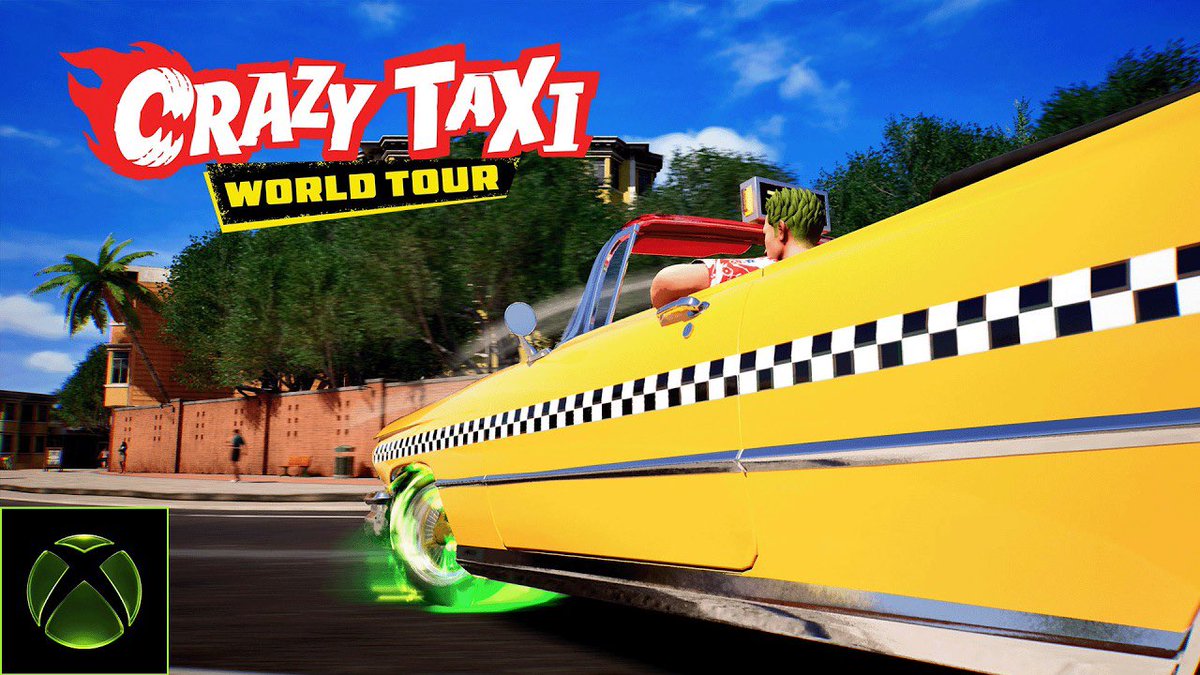 astaranx's tweet photo. Another awesome announcement from Xbox Game Showcase was the return of Crazy Taxi !
Crazy Taxi World Tour with the original Offspring soundtrack 👍 
(Yep like the legendary Dreamcast version)
And of course it’s Play Anywhere. 😎 
#XboxGameShowcase #CrazyTaxiWorldTour #Sega #Xbox https://t.co/4OZnVQT4h1