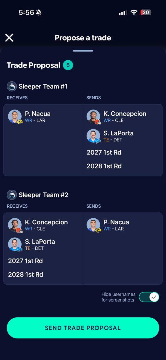maverickSTL's tweet photo. @Qlinch_ What do you think of this trade to get Puka , I’m the lead contender and this is a team that should rebuild https://t.co/VUad7NdSGs