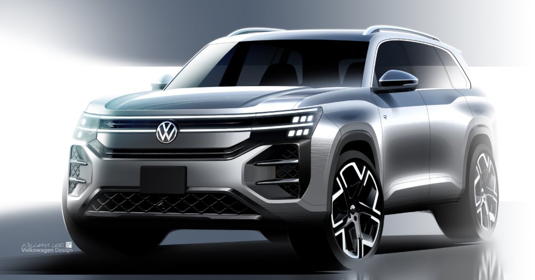 LoyaltyVW's tweet photo. The exterior redesign of the 2027 Atlas was driven by a clear goal for VW designers: to amplify the SUV’s confidence and premium character through bold graphics, sculpted surfaces, and a commanding stance that still feels unmistakably Atlas. Learn more: https://t.co/Xk9o4rDiDX https://t.co/9h52JzUp6W