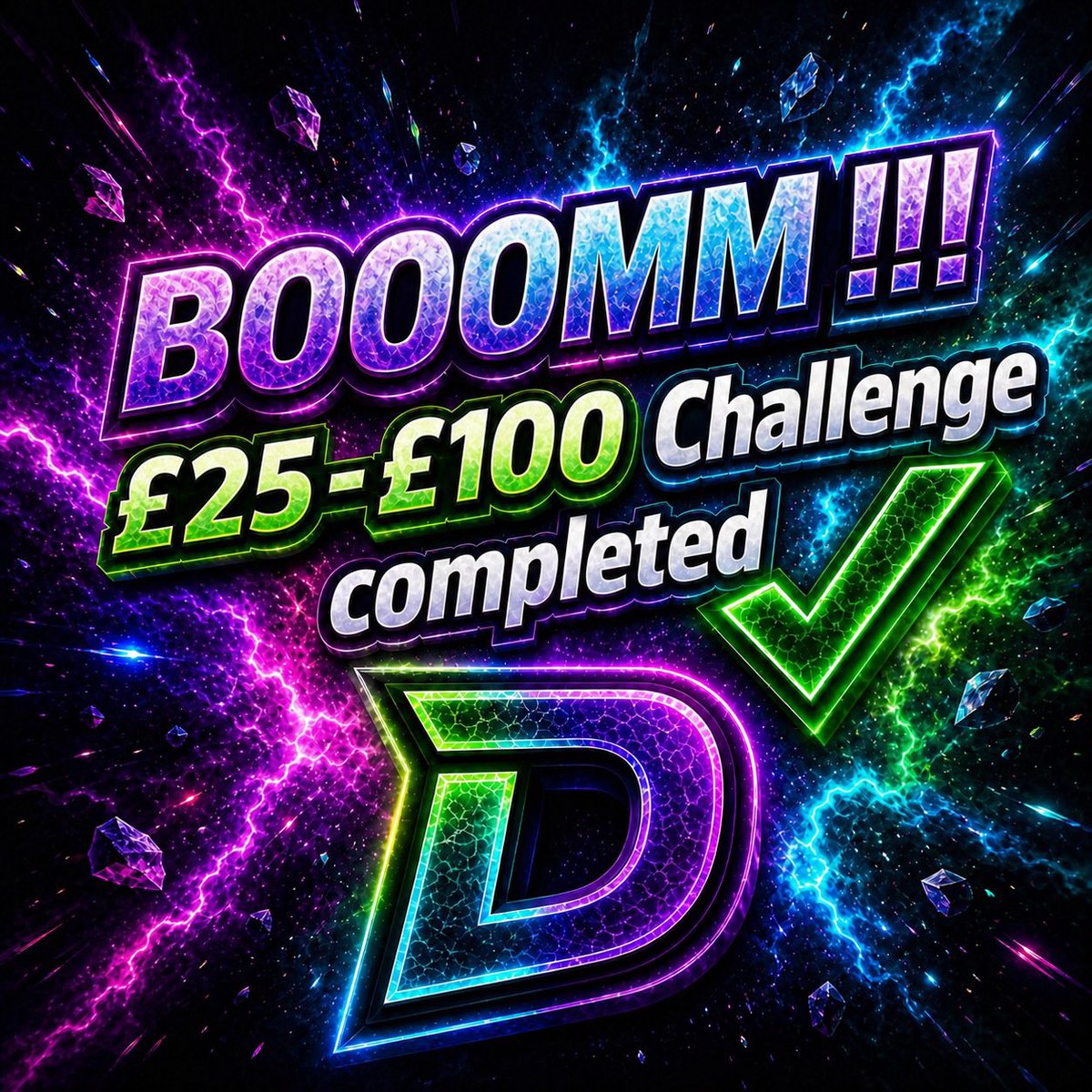 DM98Tips's tweet photo. Gonna end the challenge at £97😍

If you followed every tip today, you would be £160.81 in profit 💸✅

2x £25-£100 Smashed 💣 https://t.co/CCdDJvgv4C