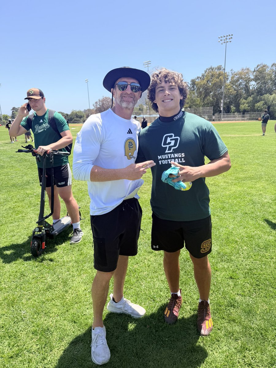 Denversmith04's tweet photo. @WPlemons @calpolyfootball 
Thanks Coach Plemons and all the football coaches out there today. https://t.co/82FqC0OCJQ