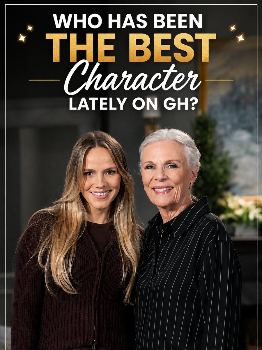 TracyTea's tweet photo. Who has been the best character lately?✨#GH #GeneralHospital https://t.co/2pn7IXqhtT