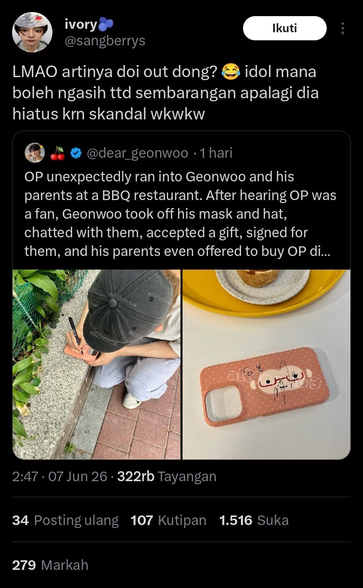 Evxnwxcryll's tweet photo. gue udah males banget sebenernya ngeladenin si ivory ini ya tapi makin kesini selalu drag gonu even gonu udah hiatus, admin @sangwonprotect tolong dimasukin ke akun protect kalian dong, kalo kalian belum masukin akun ini berarti fiks ya kalian sama aja mendukung kelakuan mereka🙏🏻 https://t.co/KxdeU9d1al