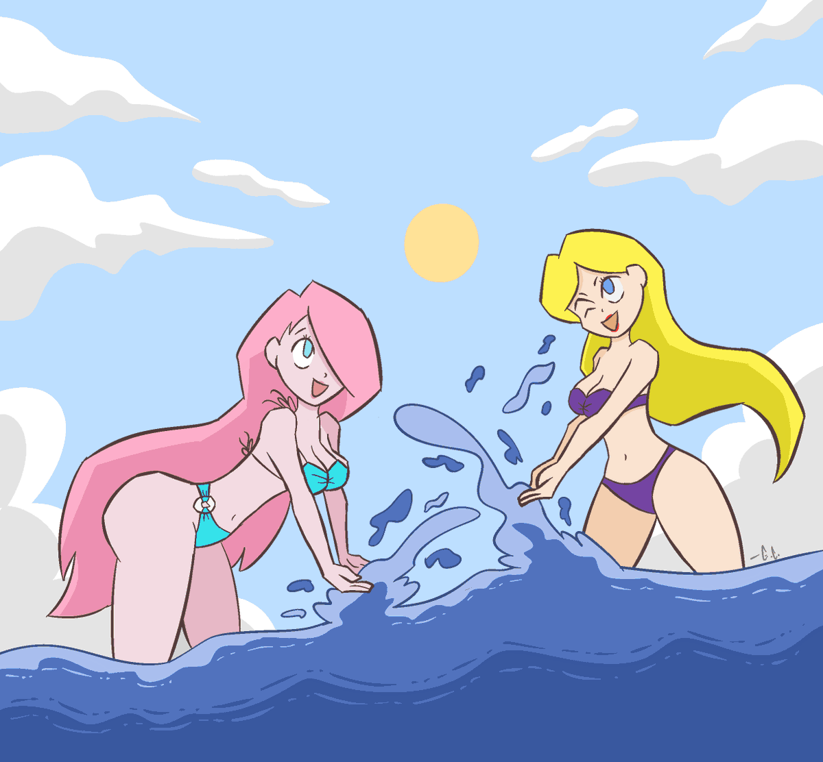 gabcdraws's tweet photo. Summertime with Alexis and Renee
A c0mm for Jimenopolix

Alexis (left) is my OC, Renee (right) is theirs https://t.co/1UUrCg6jR9