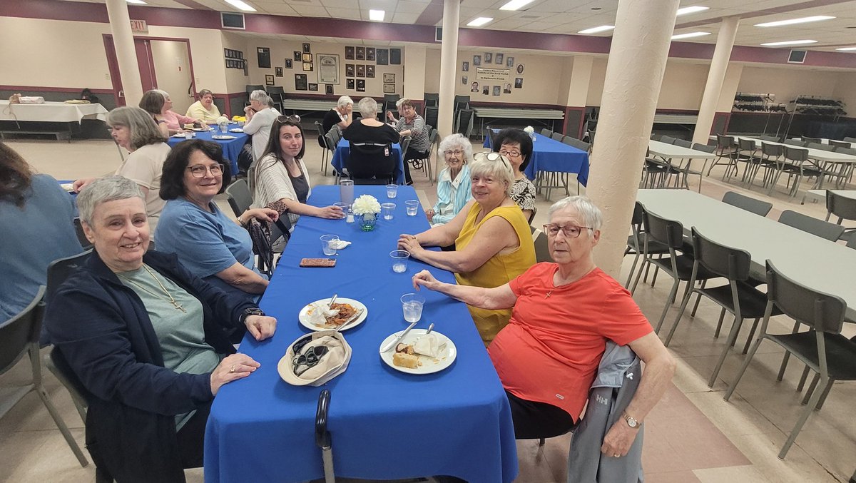 frjohnlemire's tweet photo. This evening the members of the St. Anthony's Cathedral CWL met for their end of the year potluck supper and wrap up meeting. As always lots of good food and fellowship. Grateful for all the CWL does to serve our Parish &amp; live the values of the gospel. https://t.co/ABYRxnwvqI