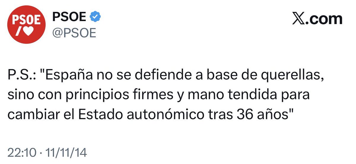 ResisteFerraz's tweet photo. 🚨‼️Este tuit @PSOE 2014 puede dar pistas a los Jueces para desvelar la identidad de P.S. https://t.co/6hfnfYS8c5