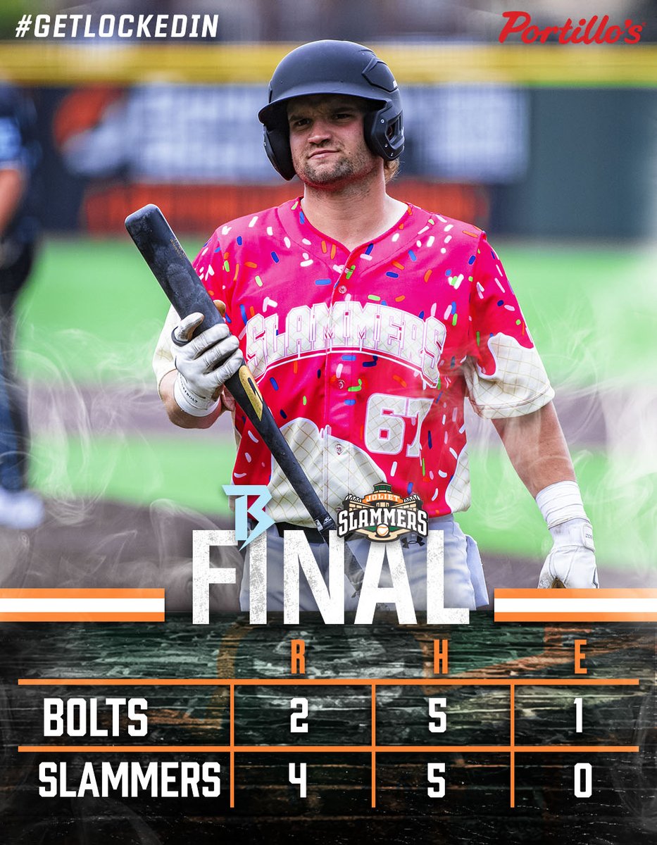 JolietSlammers's tweet photo. Slammers Take Series with Rain-Shortened Victory Over ThunderBolts!!

#RainDelays #PortillosWin #SeriesWin https://t.co/VM5dRoMTwy