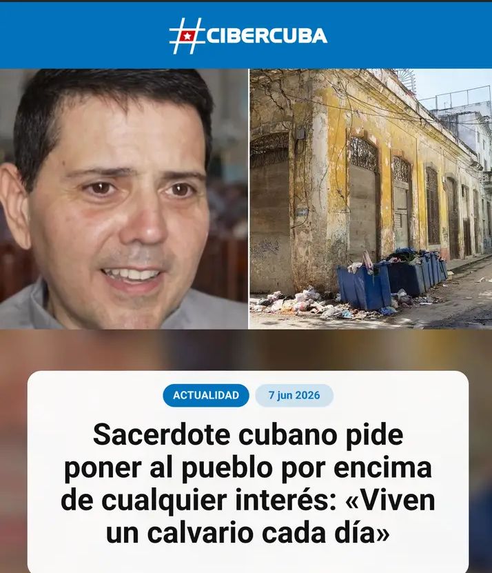 Blancoy48488239's tweet photo. Otro sacerdote que levanta su voz, Ariel Suárez, párroco de la iglesia "La Caridad"de #LaHabana, https://t.co/qHKBdVQYY5