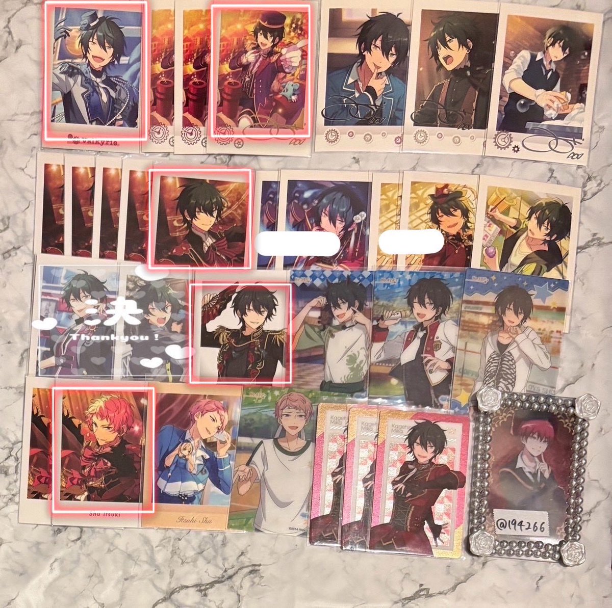 usa_ozy's tweet photo. @l94266 お返事遅くなり申し訳ありません。
ご返信下さりありがとうございます。画像お借りしました。赤枠をつけさせていただきました。各1を計5枚お譲り頂きたく存じます。よろしくお願いします。 https://t.co/BuqFN6EkXU