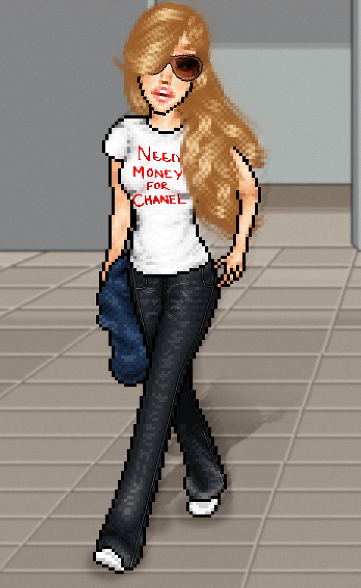 jadedlondonhb's tweet photo. .@themayawelch wears Jaded London's blue jeans on her way to Lollapalooza at Buenos Aires, Argentina. https://t.co/KvMXCCQXrQ
