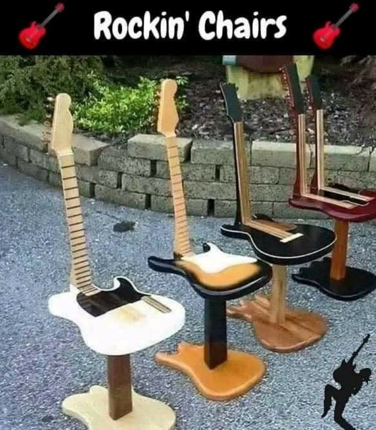 dawnclark6's tweet photo. @nunyabizz6773 How cool are these chairs 
#RockOn 😎 ✌️🎶 Tracy https://t.co/UEQjmkhXbK